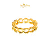 MASDORA 916 Gold Ring Rings Cincin Emas ~ HG Golden Locked Chain (EMAS 916/22K)