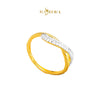 MASDORA 916 Gold Ring Rings Cincin Emas ~ Duotone Infinite Sincere Cutting (EMAS 916/22K)