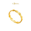 MASDORA 916 Gold Ring Rings Cincin Emas ~ Golden Quaint Band (EMAS 916/22K)