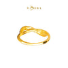 MASDORA 916 Gold Ring Rings Cincin Emas ~ Duotone Infinite Sincere Cutting (EMAS 916/22K)