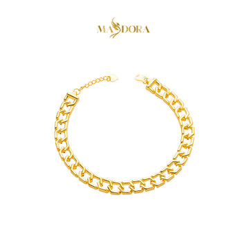 MASDORA 916 Gold Bracelet Rantai Tangan Emas ~ HG Golden Perfect Chain (EMAS 916/22K)