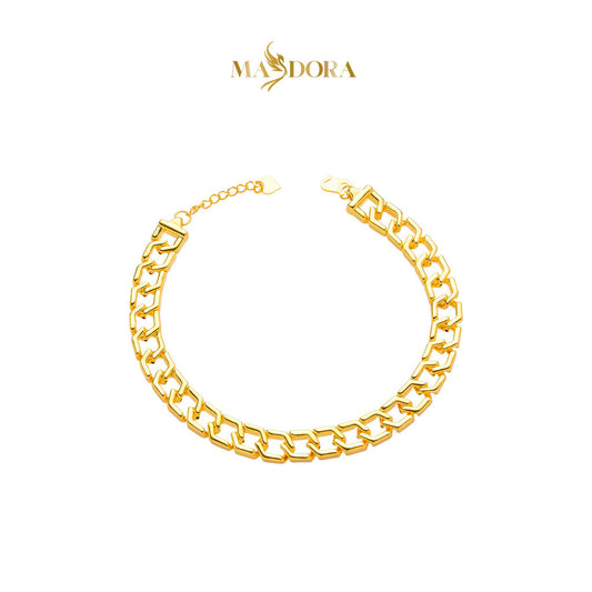 MASDORA 916 Gold Bracelet Rantai Tangan Emas ~ HG Golden Perfect Chain (EMAS 916/22K)