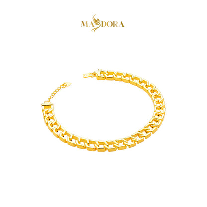 MASDORA 916 Gold Bracelet Rantai Tangan Emas ~ HG Golden Perfect Chain (EMAS 916/22K)