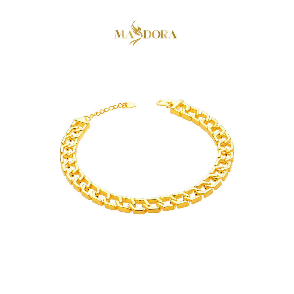 MASDORA 916 Gold Bracelet Rantai Tangan Emas ~ HG Golden Perfect Chain (EMAS 916/22K)