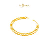 MASDORA 916 Gold Bracelet Rantai Tangan Emas ~ HG Golden Perfect Chain (EMAS 916/22K)