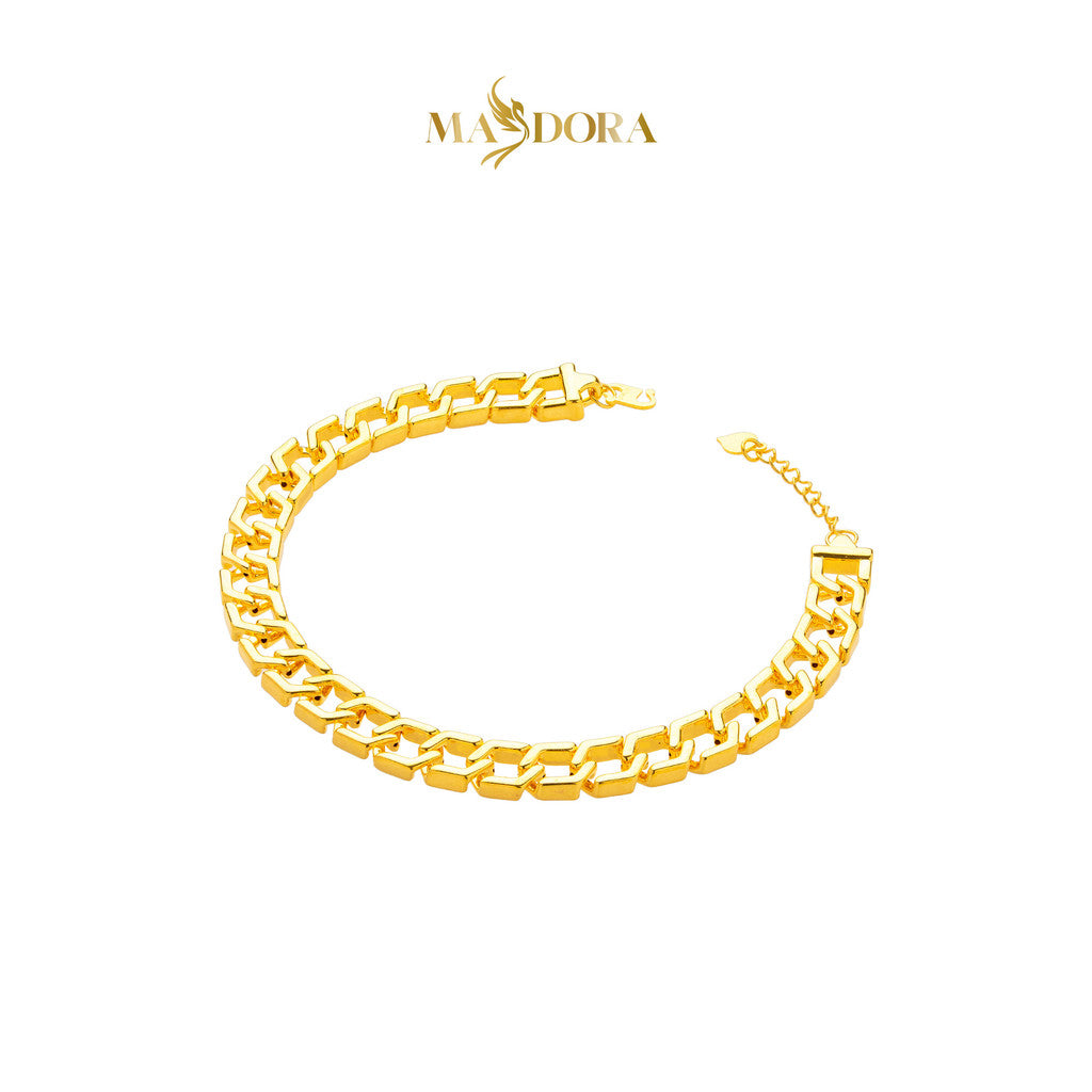 MASDORA 916 Gold Bracelet Rantai Tangan Emas ~ HG Golden Perfect Chain (EMAS 916/22K)