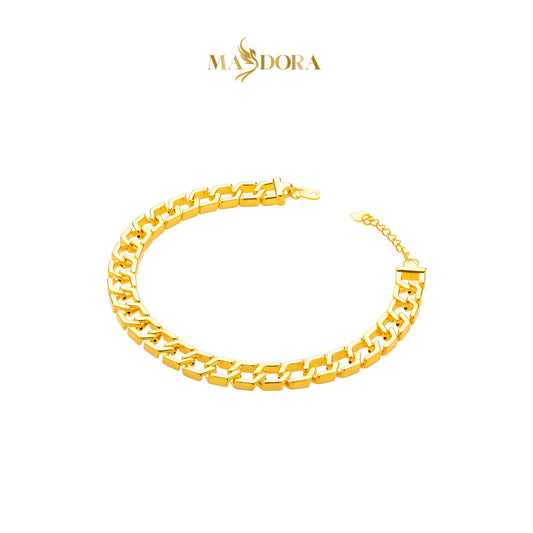 MASDORA 916 Gold Bracelet Rantai Tangan Emas ~ HG Golden Perfect Chain (EMAS 916/22K)