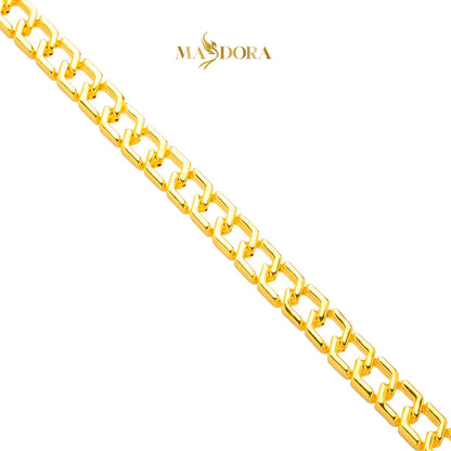MASDORA 916 Gold Bracelet Rantai Tangan Emas ~ HG Golden Perfect Chain (EMAS 916/22K)