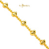 MASDORA 916 Gold Bracelet Rantai Tangan Emas ~ HG Enormous Chained Love Boba (EMAS 916/22K)