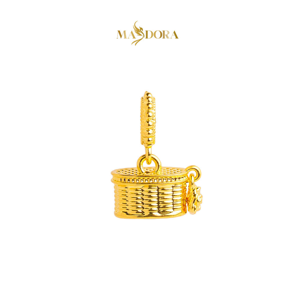 MASDORA 916 Gold Pendant Loket Emas ~ HG Cutie Rose Basket (EMAS 916/22K)