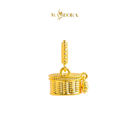 MASDORA 916 Gold Pendant Loket Emas ~ HG Cutie Rose Basket (EMAS 916/22K)