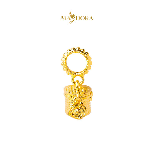 MASDORA 916 Gold Pendant Loket Emas ~ HG Cutie Rose Basket (EMAS 916/22K)