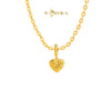 MASDORA 916 Gold Pendant Loket Emas ~ HG Mini Heart Veins (EMAS 916/22K)