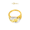 MASDORA 916 Gold Ring Rings Cincin Emas ~ HG Duotone Filigree Chain (EMAS 916/22K)