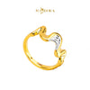 MASDORA 916 Gold Ring Rings Cincin Emas ~ HG Duotone Pulse Sway (EMAS 916/22K)