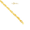 MASDORA 916 Gold Bracelet Rantai Tangan Emas ~ HG Plain Tangle Infinity Chain (EMAS 916/22K)