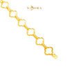 MASDORA 916 Gold Bracelet Rantai Tangan Emas ~ HG Golden Dotted Lucky (EMAS 916/22K)
