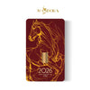 MASDORA 999.9 Gold Bar 1.00GM Calendar Year Collection ~ Golden Horse Lunar (EMAS 999.9/24K)