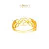MASDORA 916 Gold Ring Rings Cincin Emas ~ Golden Daisy Laced  (EMAS 916/22K)