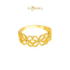 MASDORA 916 Gold Ring Rings Cincin Emas ~ Golden Daisy Laced  (EMAS 916/22K)