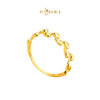 MASDORA 916 Gold Ring Rings Cincin Emas ~ Golden Tear Drop (EMAS 916/22K)