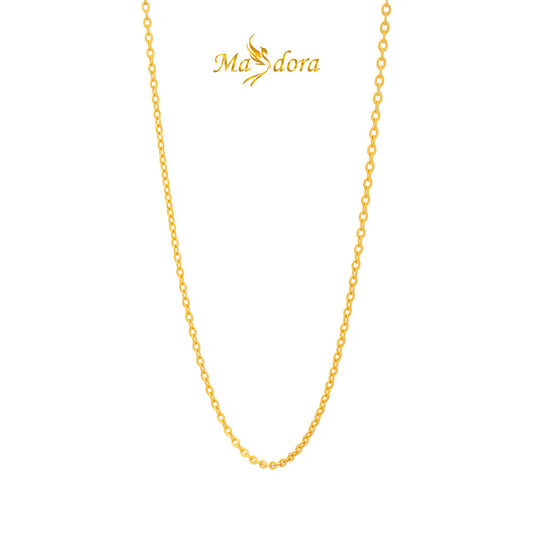 MASDORA 916 Gold Necklace Rantai Leher Emas ~ Sauh Solid (EMAS 916/22K)