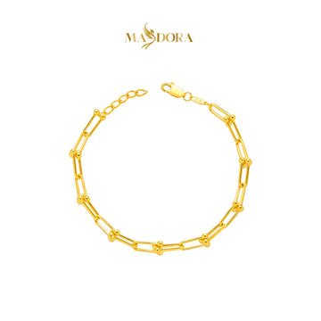 MASDORA 916 Gold Bracelet Rantai Tangan Emas ~ Golden Rigid Hardware (EMAS 916/22K)