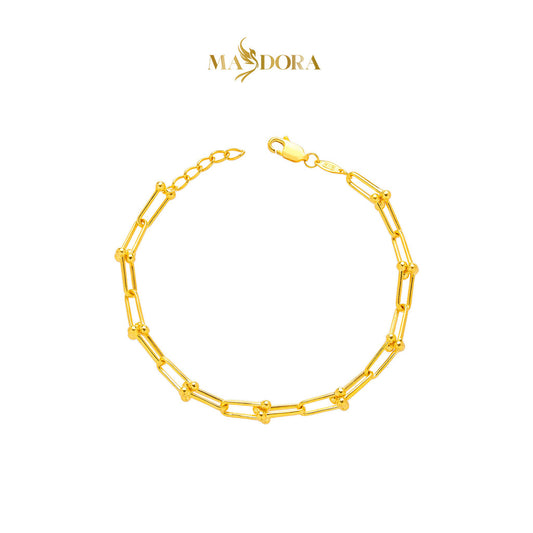 MASDORA 916 Gold Bracelet Rantai Tangan Emas ~ Golden Rigid Hardware (EMAS 916/22K)