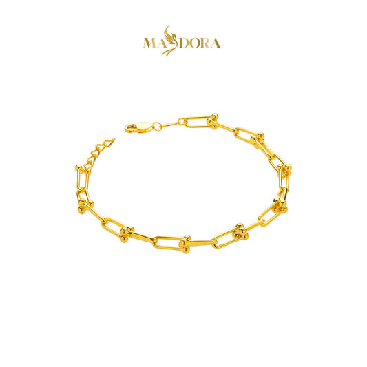 MASDORA 916 Gold Bracelet Rantai Tangan Emas ~ Golden Rigid Hardware (EMAS 916/22K)
