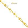 MASDORA 916 Gold Bracelet Rantai Tangan Emas ~ Golden Rigid Hardware (EMAS 916/22K)