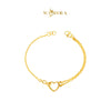 MASDORA 916 Gold Bracelet Rantai Tangan Emas ~ Golden Eternal Love (EMAS 916/22K)