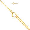MASDORA 916 Gold Bracelet Rantai Tangan Emas ~ Golden Eternal Love (EMAS 916/22K)