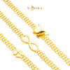MASDORA 916 Gold Bracelet Rantai Tangan Emas ~ Golden Crocheted Edition (EMAS 916/22K)
