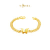 MASDORA 916 Gold Bracelet Rantai Tangan Emas ~ Golden Crocheted Edition (EMAS 916/22K)