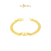 MASDORA 916 Gold Bracelet Rantai Tangan Emas ~ Golden Crocheted Edition (EMAS 916/22K)