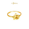 MASDORA 916 Gold Ring Rings Cincin Emas ~ Vast Orchid (M) - Seri Kuntum Collection (EMAS 916/22K)
