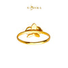 MASDORA 916 Gold Ring Rings Cincin Emas ~ Vast Orchid (M) - Seri Kuntum Collection (EMAS 916/22K)