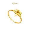 MASDORA 916 Gold Ring Rings Cincin Emas ~ Vast Orchid (M) - Seri Kuntum Collection (EMAS 916/22K)