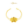 MASDORA 916 Gold Bracelet Rantai Tangan Emas ~ Vast Orchid - Seri Kuntum Collection (EMAS 916/22K)