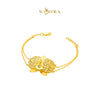 MASDORA 916 Gold Bracelet Rantai Tangan Emas ~ Vast Orchid - Seri Kuntum Collection (EMAS 916/22K)