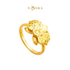MASDORA 916 Gold Ring Rings Cincin Emas ~ Mega Orchid - Seri Kuntum Collection (EMAS 916/22K)