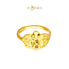 MASDORA 916 Gold Ring Rings Cincin Emas ~ Mega Orchid - Seri Kuntum Collection (EMAS 916/22K)