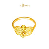 MASDORA 916 Gold Ring Rings Cincin Emas ~ Mega Orchid - Seri Kuntum Collection (EMAS 916/22K)