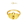MASDORA 916 Gold Ring Rings Cincin Emas ~ Mega Orchid - Seri Kuntum Collection (EMAS 916/22K)
