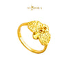 MASDORA 916 Gold Ring Rings Cincin Emas ~ Mega Orchid - Seri Kuntum Collection (EMAS 916/22K)