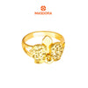 MASDORA 916 Gold Ring Rings Cincin Emas ~ Exclusive Orchid - Seri Kuntum Collection (EMAS 916/22K)