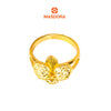 MASDORA 916 Gold Ring Rings Cincin Emas ~ Exclusive Orchid - Seri Kuntum Collection (EMAS 916/22K)