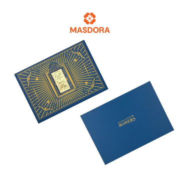 MASDORA 999.9 Gold Wafer Salam Lebaran Collection ~ Budaya Lebaran 0.25GM (EMAS 999.9/24K)