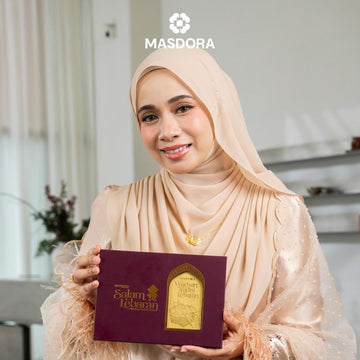 MASDORA 999.9 Gold Wafer Salam Lebaran Collection ~ Warisan Tradisi Lebaran 1.00GM (EMAS 999.9/24K)