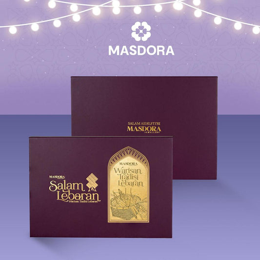 MASDORA 999.9 Gold Wafer Salam Lebaran Collection ~ Warisan Tradisi Lebaran 1.00GM (EMAS 999.9/24K)